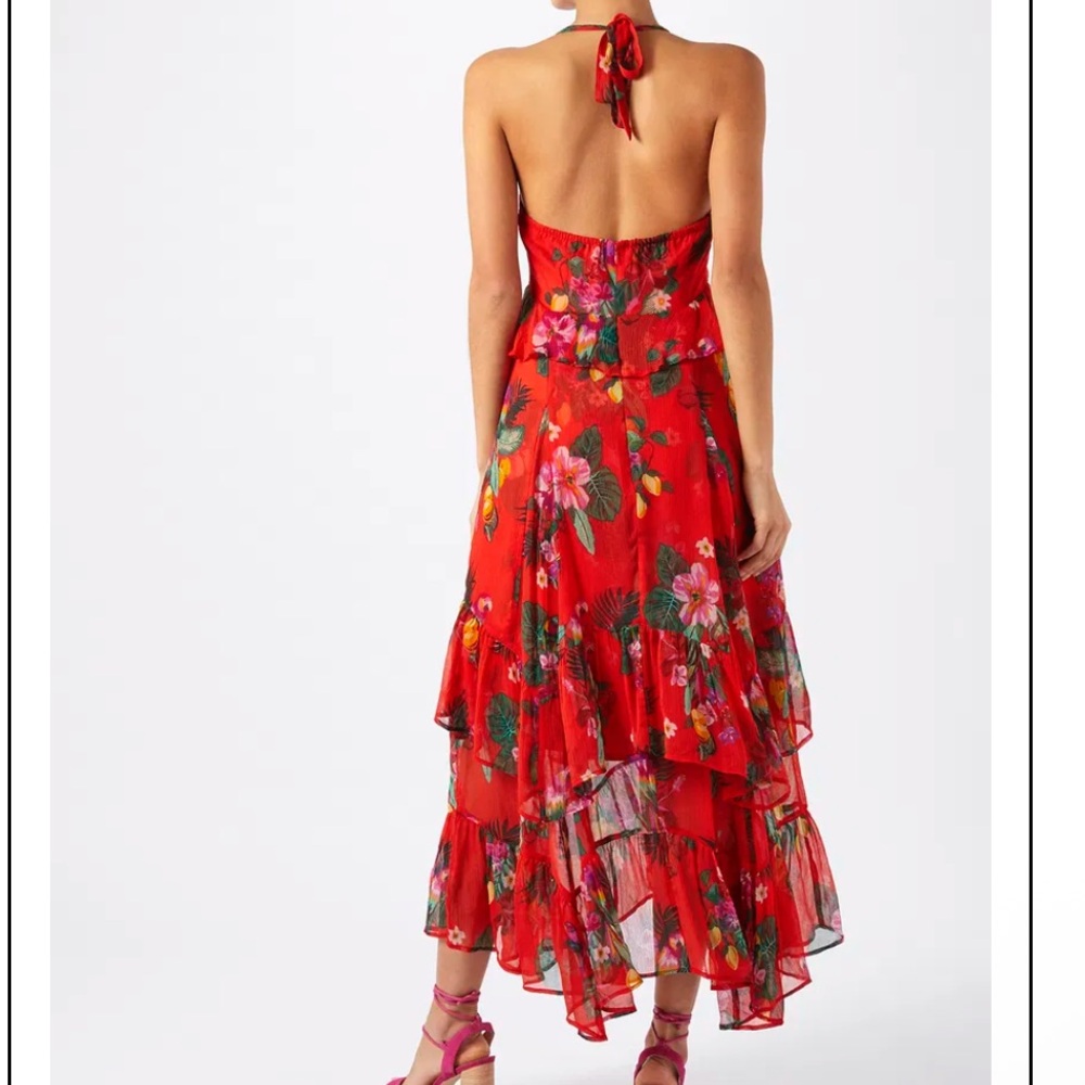 Monsoon Sandy Tropical Halter Dress - Picture 3 of 5